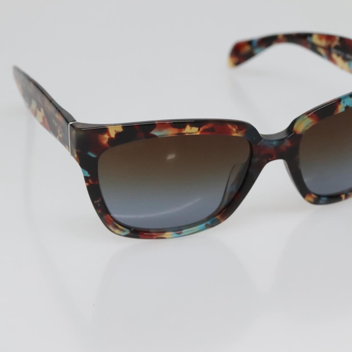PRADA Sunglasses plastic Brown Auth yk19432