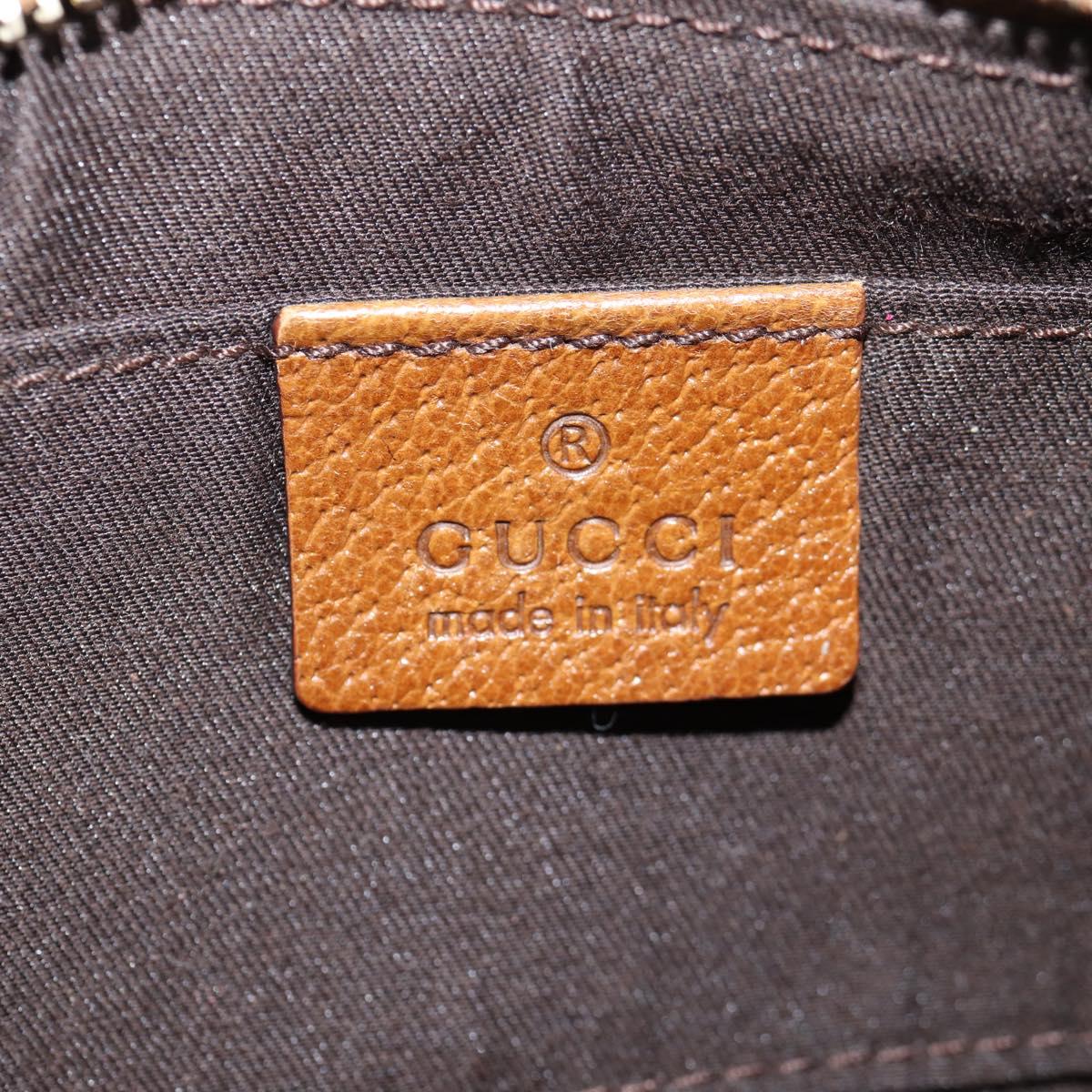 GUCCI GG Canvas Chain Accessory Pouch Beige Gold 120940 Auth yk19441V