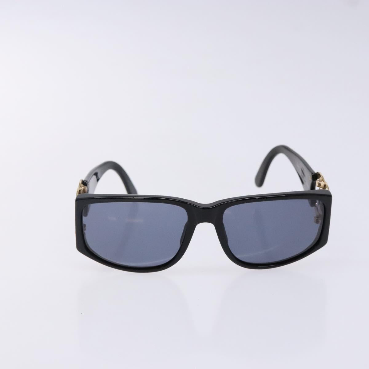 CHANEL Sunglasses plastic Black CC Auth yk19444