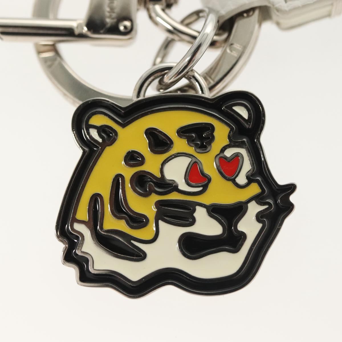 LOUIS VUITTON NIGO Collaboration Dragonne Key Ring White MP3225 LV Auth yk19448M