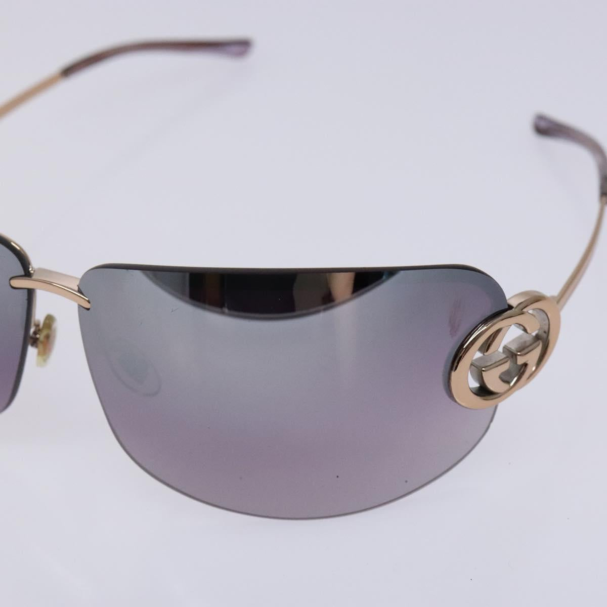GUCCI Sunglasses metal Gold Tone Auth yk19460V