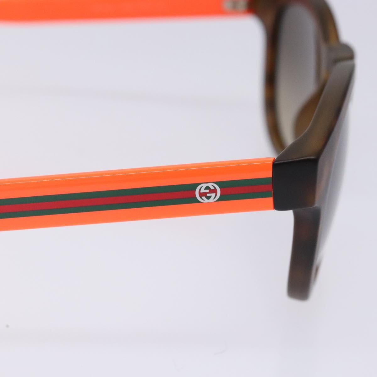 GUCCI Sunglasses plastic Orange Auth yk19462