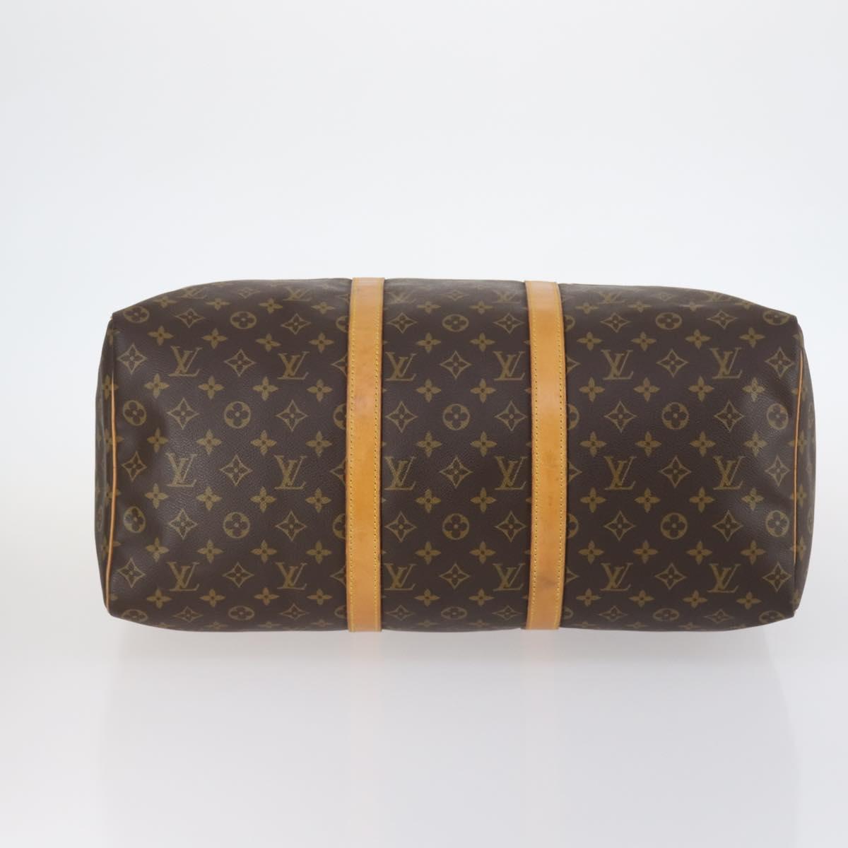 LOUIS VUITTON Monogram Keepall 50 Boston Bag M41426 LV Auth yk19486
