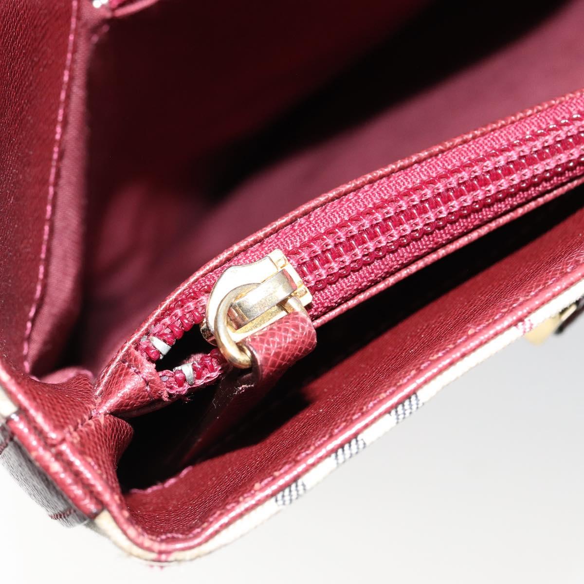 BURBERRY Nova Check Tote Bag Canvas Beige Gold Auth yk19514