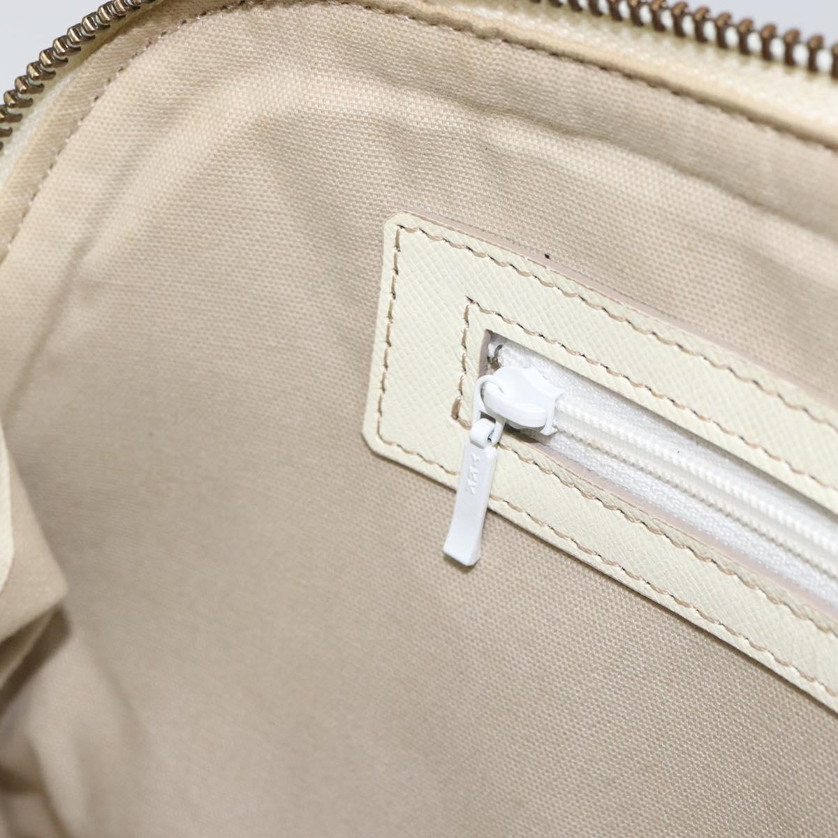 BURBERRY Nova Check Hand Bag Canvas Beige Auth yk19515