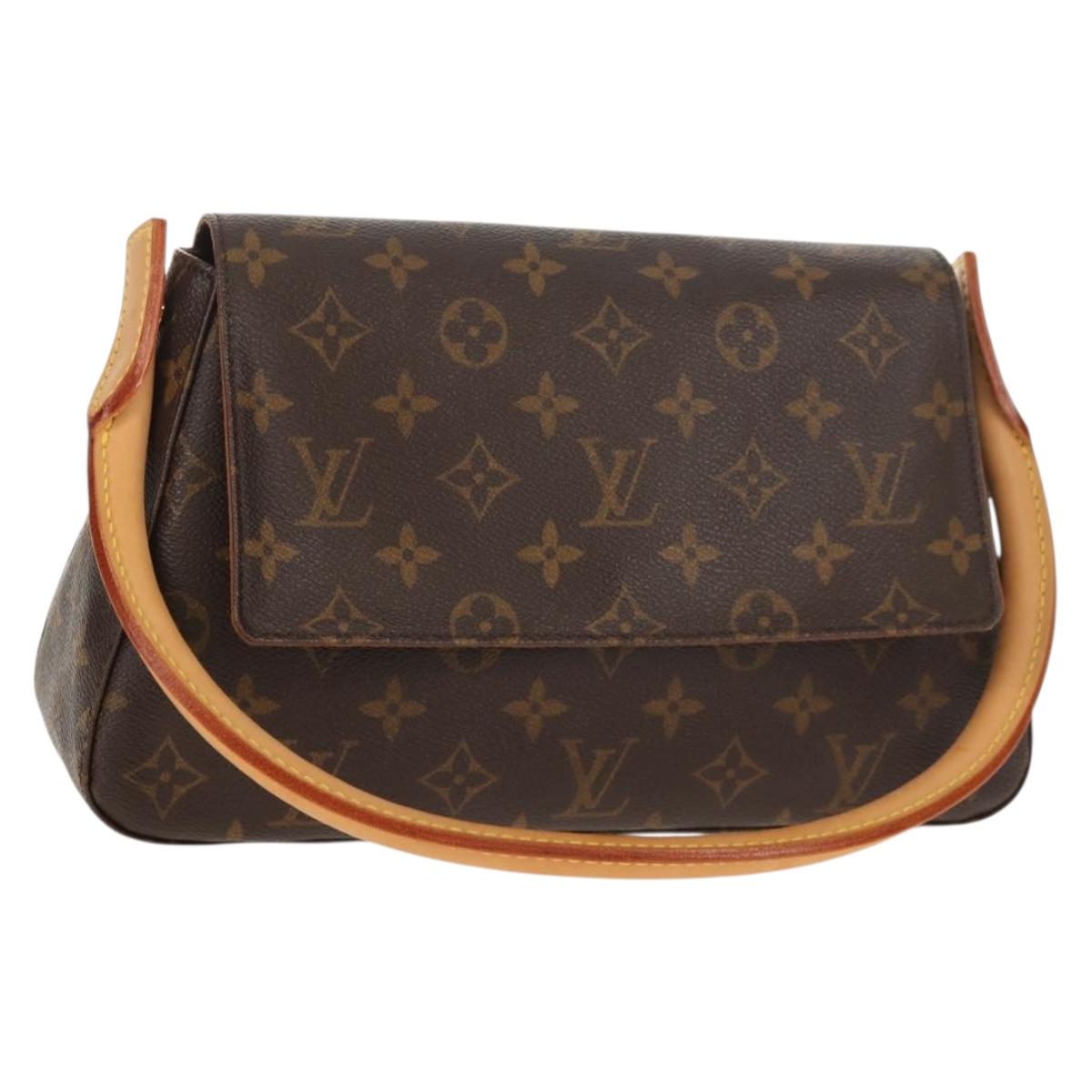 LOUIS VUITTON Monogram Mini Looping Shoulder Bag M51147 LV Auth yk19520V