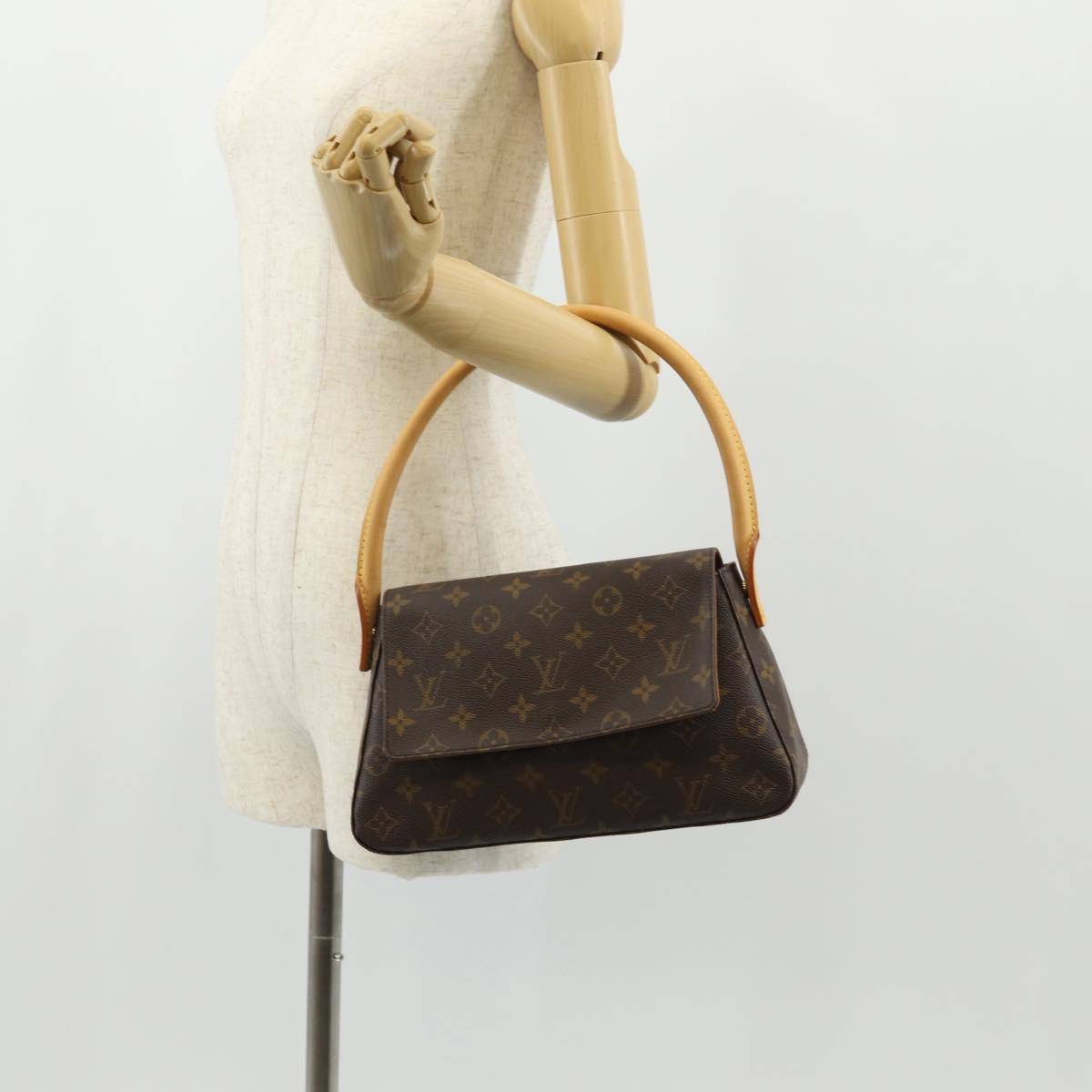LOUIS VUITTON Monogram Mini Looping Shoulder Bag M51147 LV Auth yk19520V