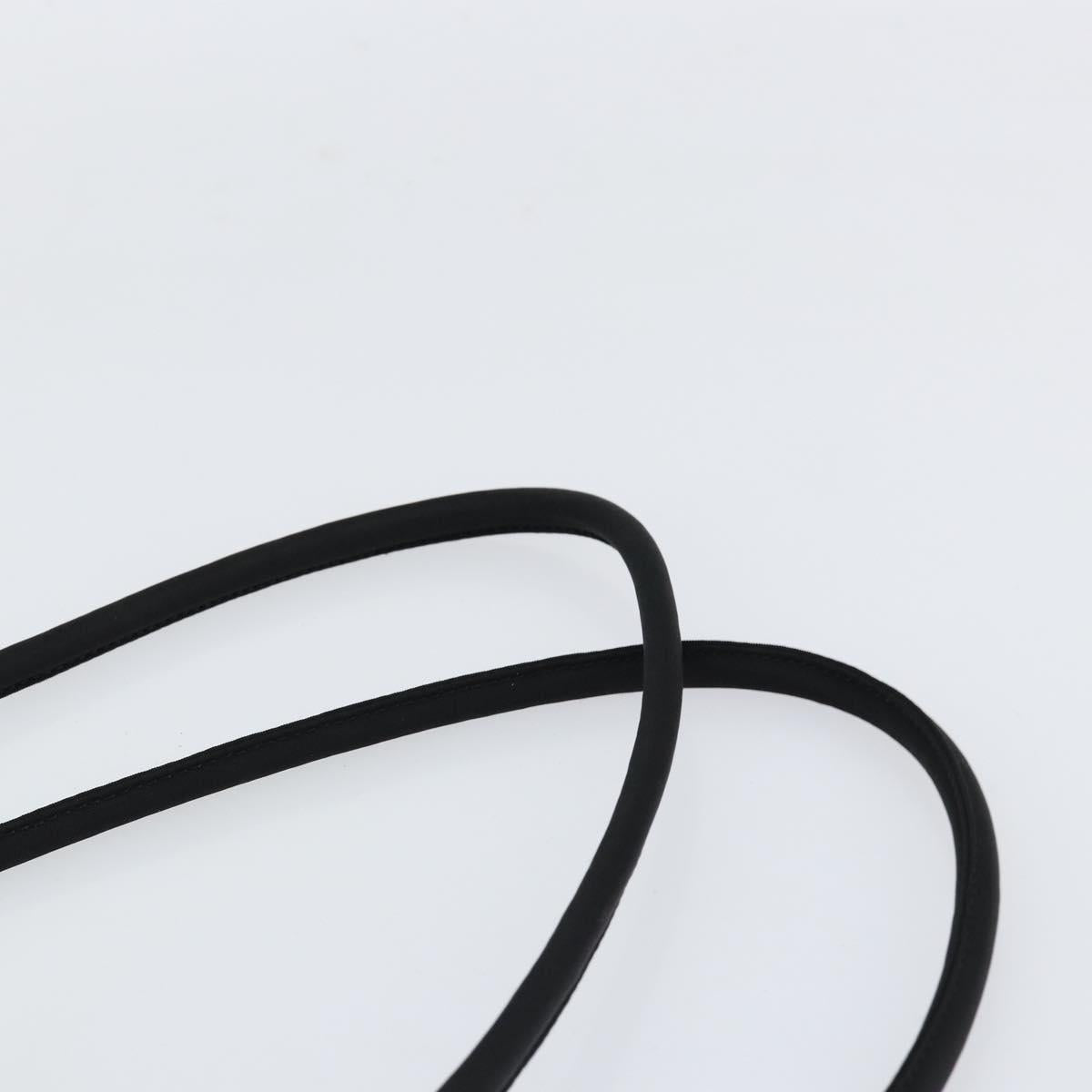 PRADA Shoulder Bag Nylon Black Silver Auth yk19522