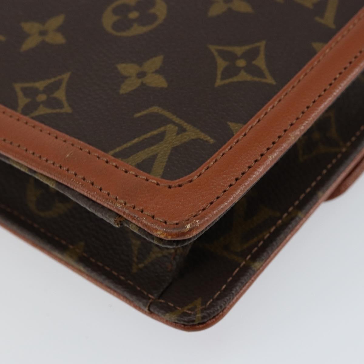 LOUIS VUITTON Monogram Pochette Dam GM Clutch Bag M51810 LV Auth yk19528