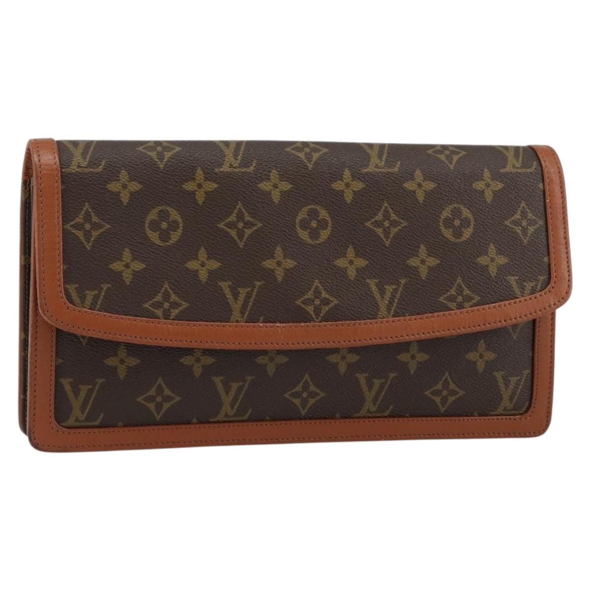 LOUIS VUITTON Monogram Pochette Dam GM Clutch Bag M51810 LV Auth yk19528