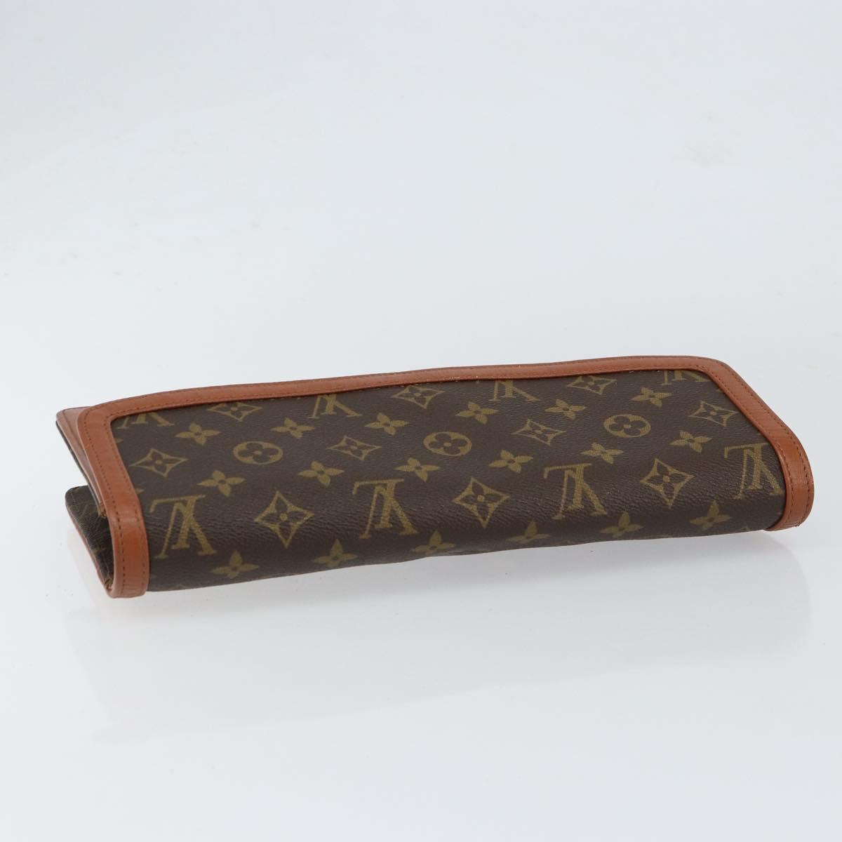 LOUIS VUITTON Monogram Pochette Dam GM Clutch Bag M51810 LV Auth yk19528