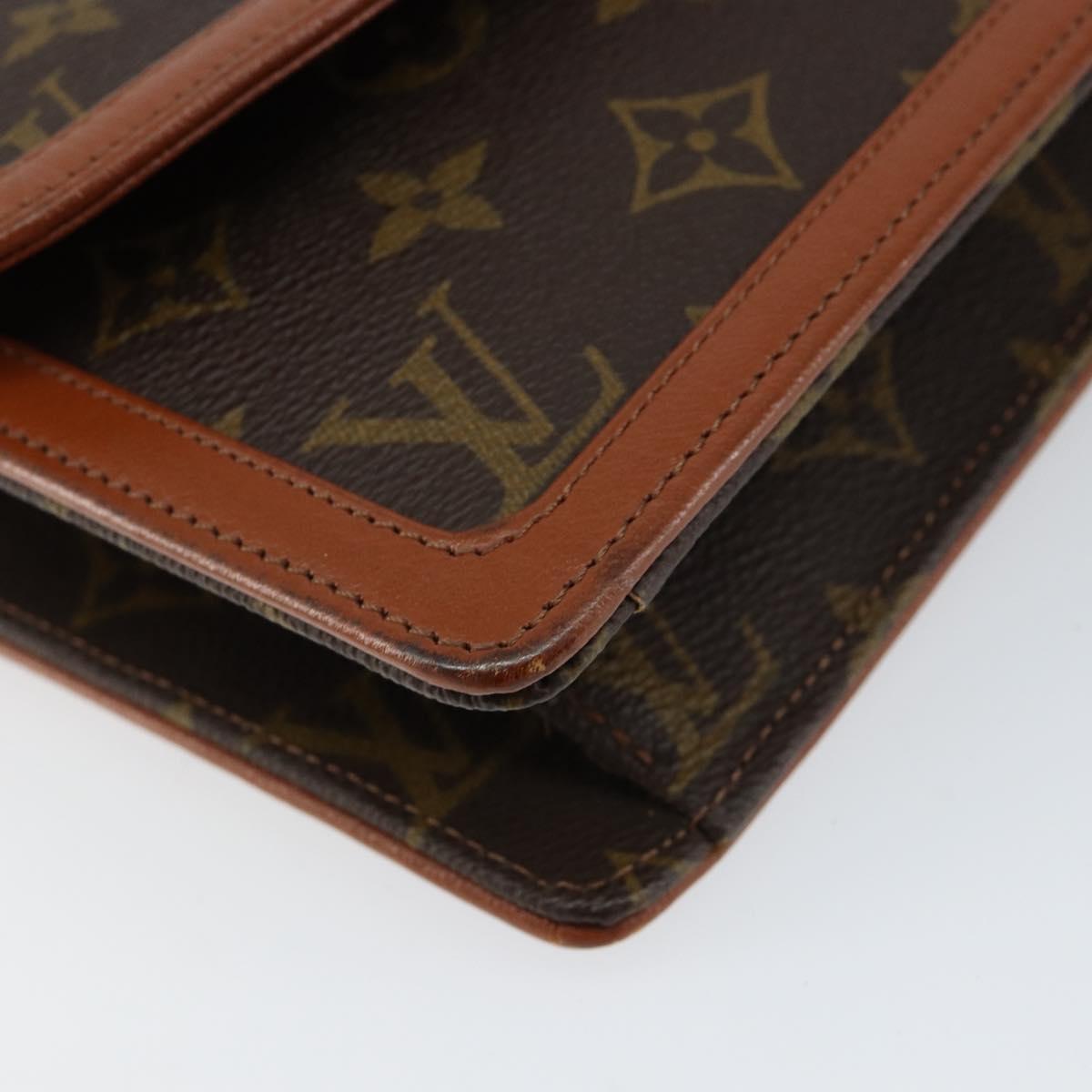 LOUIS VUITTON Monogram Pochette Dam GM Clutch Bag M51810 LV Auth yk19528