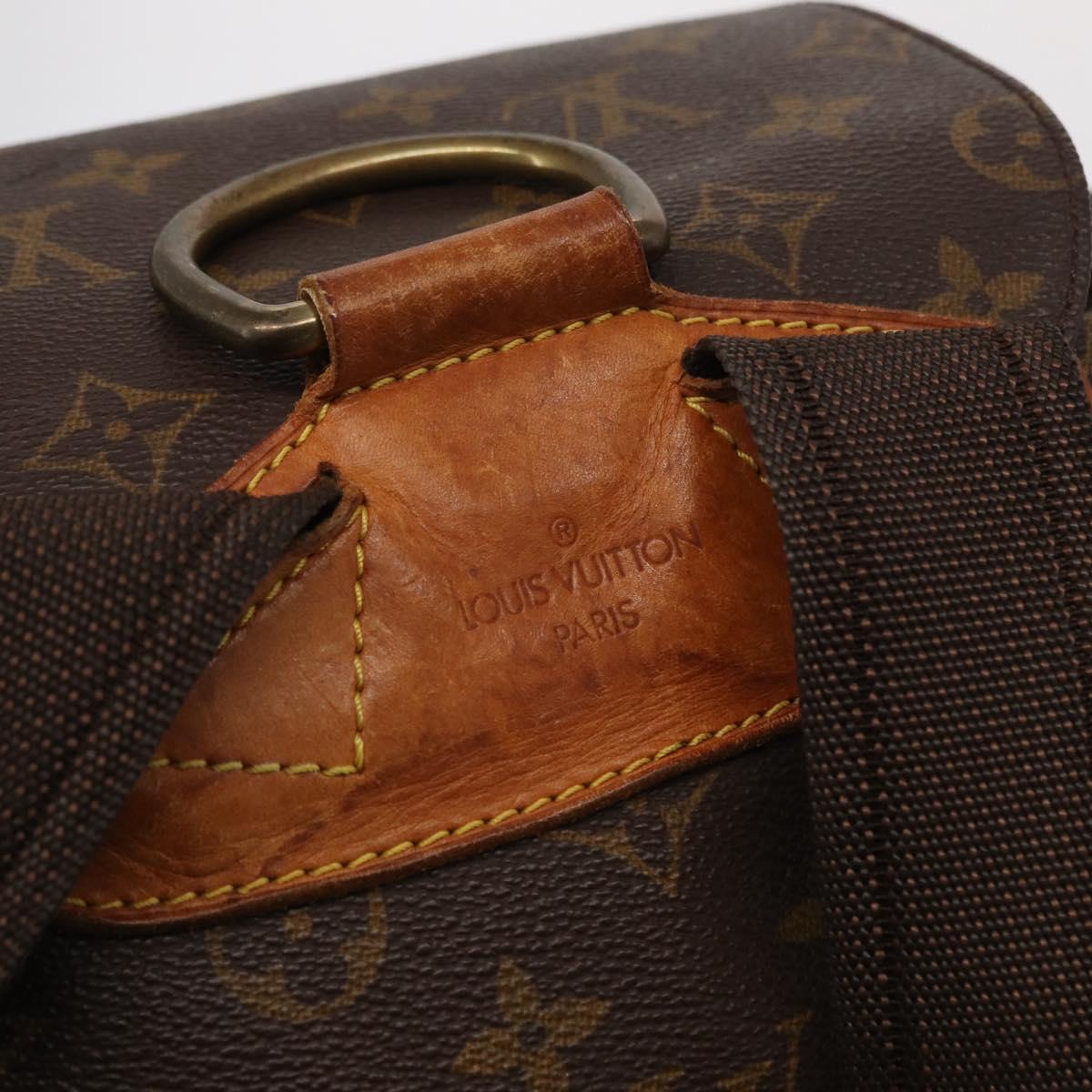 LOUIS VUITTON Monogram Montsouris GM Backpack M51135 LV Auth yk19537