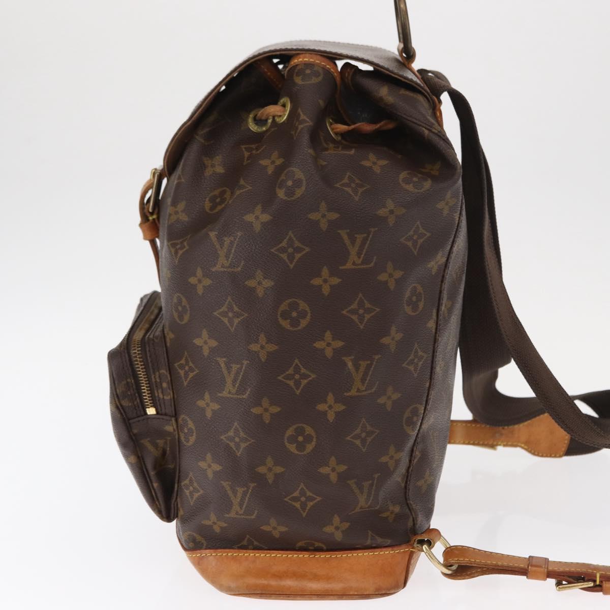 LOUIS VUITTON Monogram Montsouris GM Backpack M51135 LV Auth yk19537