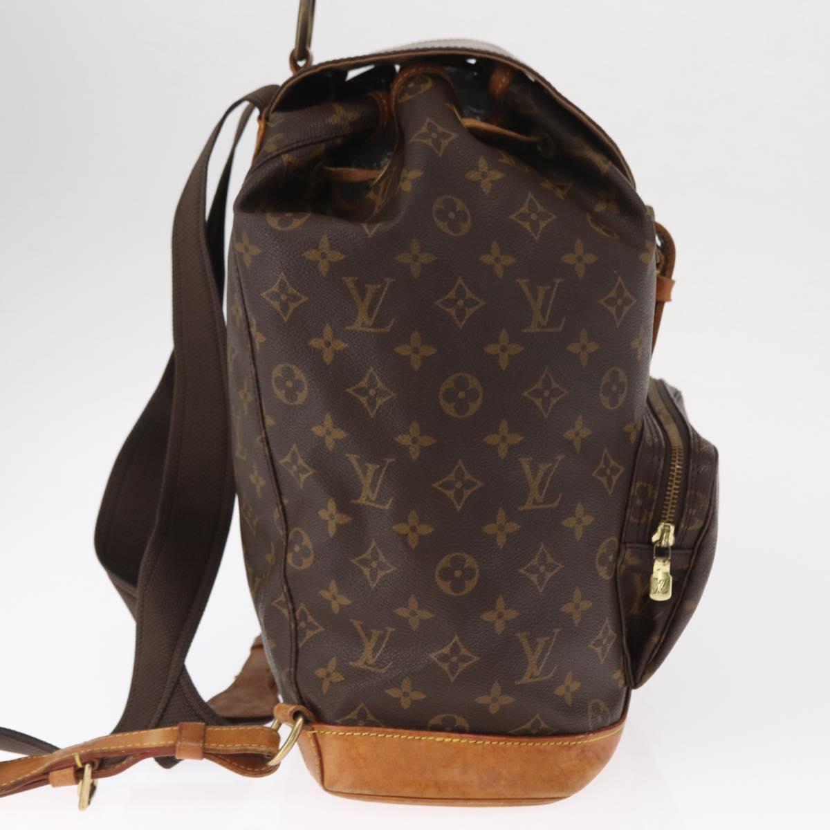 LOUIS VUITTON Monogram Montsouris GM Backpack M51135 LV Auth yk19537