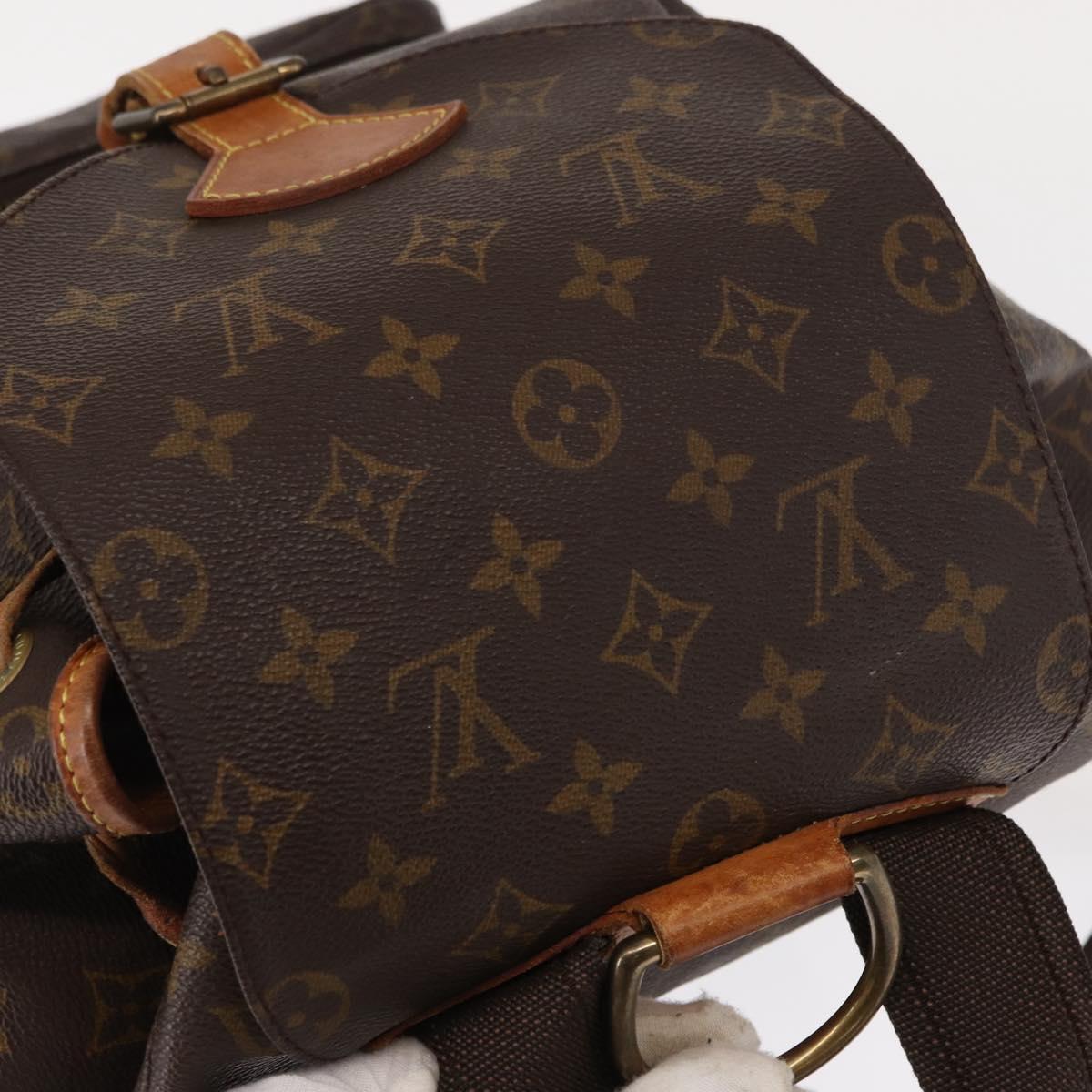 LOUIS VUITTON Monogram Montsouris GM Backpack M51135 LV Auth yk19537