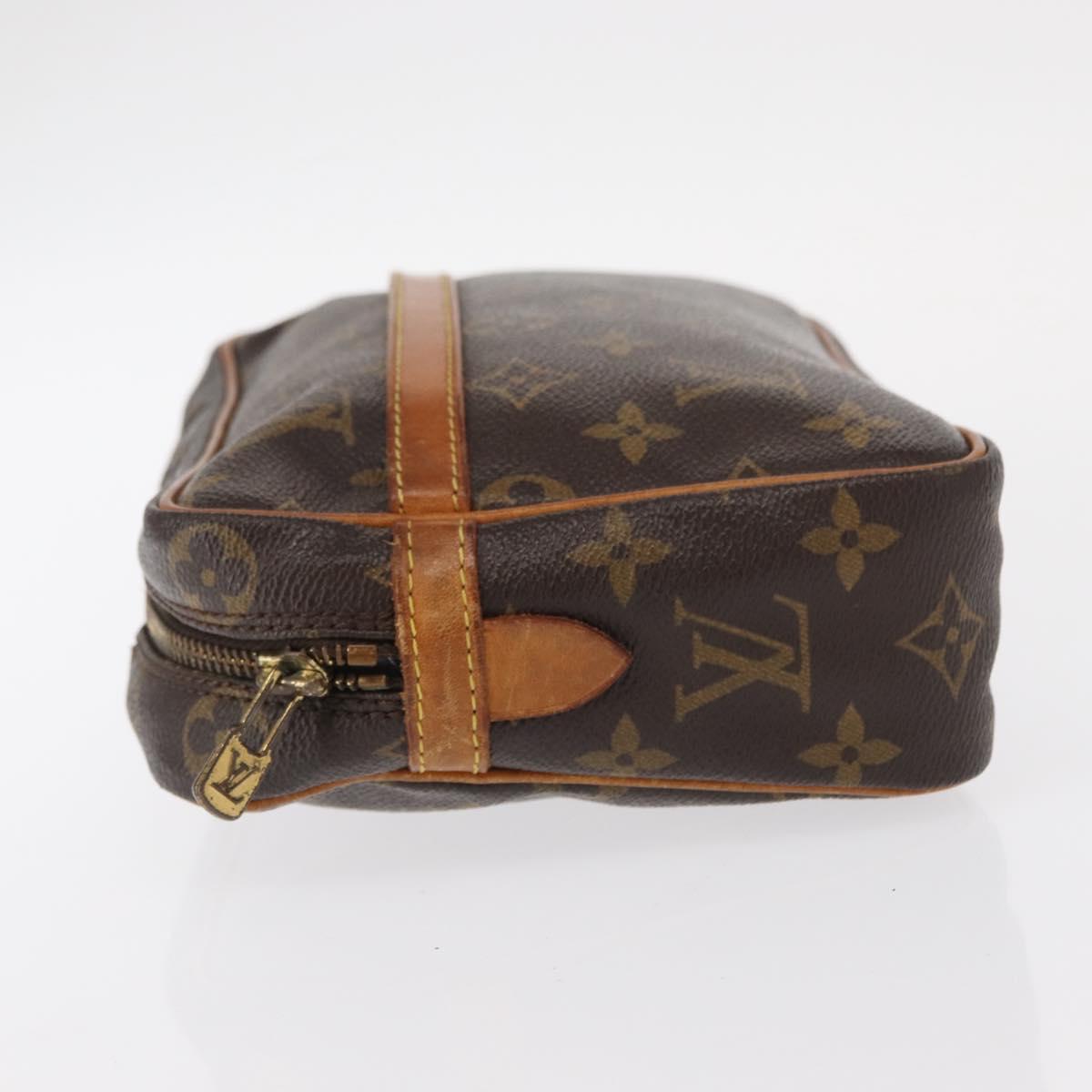 LOUIS VUITTON Monogram Compiegne 23 Clutch Bag M51847 LV Auth yk19540
