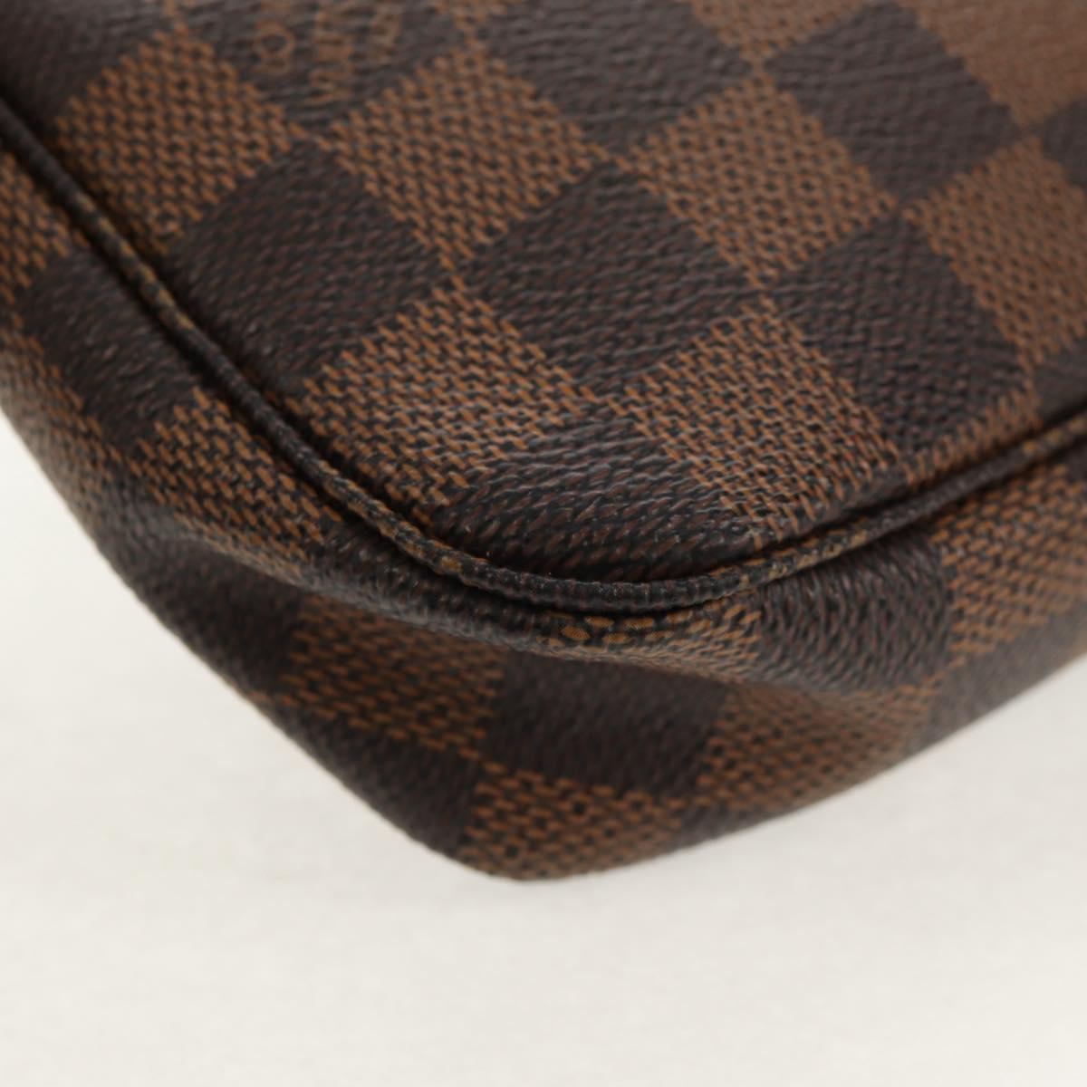 LOUIS VUITTON Damier Ebene Pochette Accessoires Pouch N41206 LV Auth yk19541A