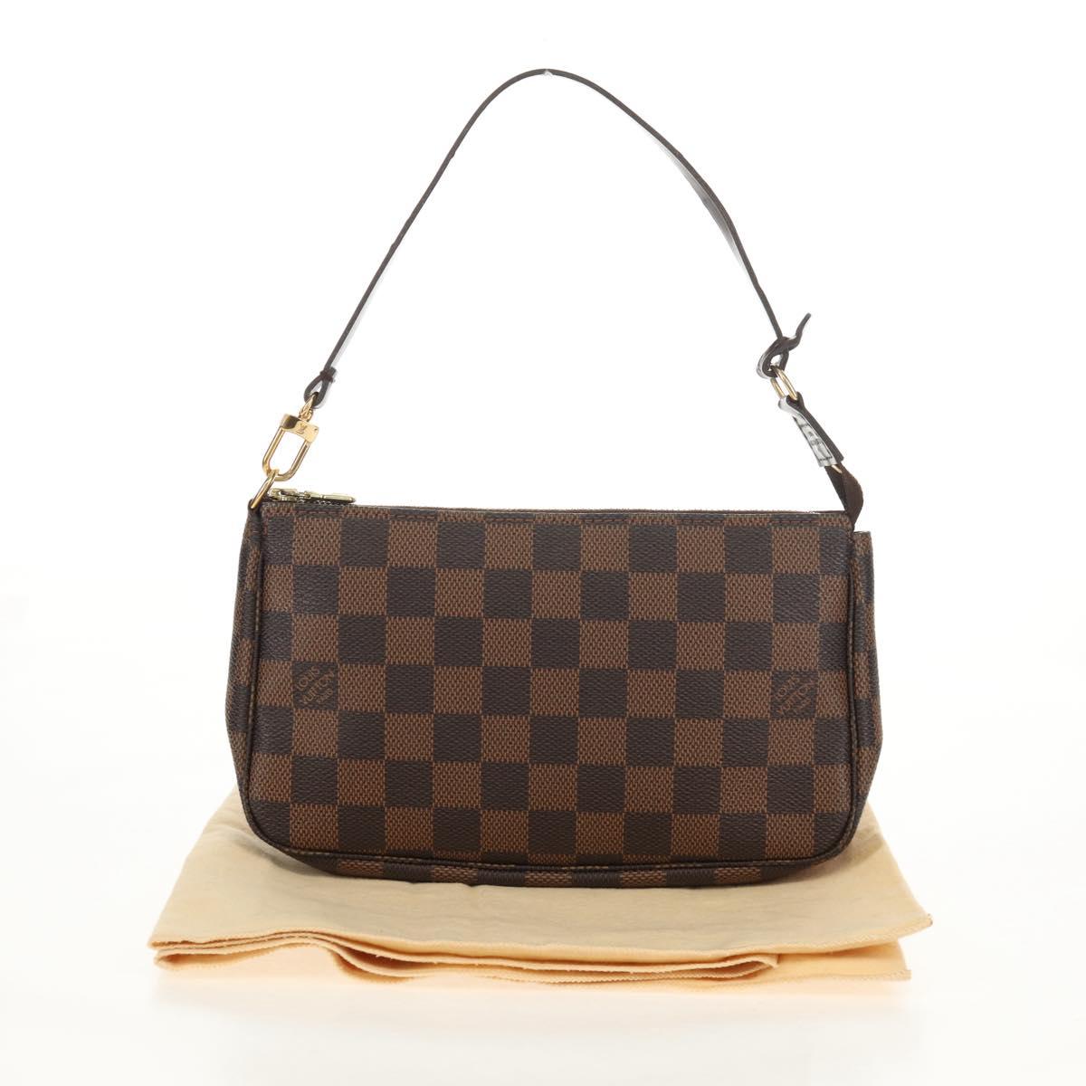 LOUIS VUITTON Damier Ebene Pochette Accessoires Pouch N41206 LV Auth yk19541A