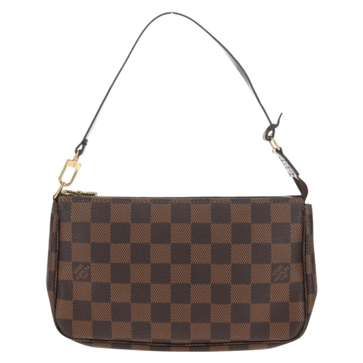 LOUIS VUITTON Damier Ebene Pochette Accessoires Pouch N41206 LV Auth yk19541A
