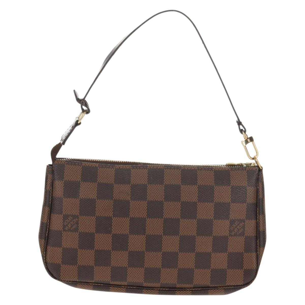 LOUIS VUITTON Damier Ebene Pochette Accessoires Pouch N41206 LV Auth yk19541A