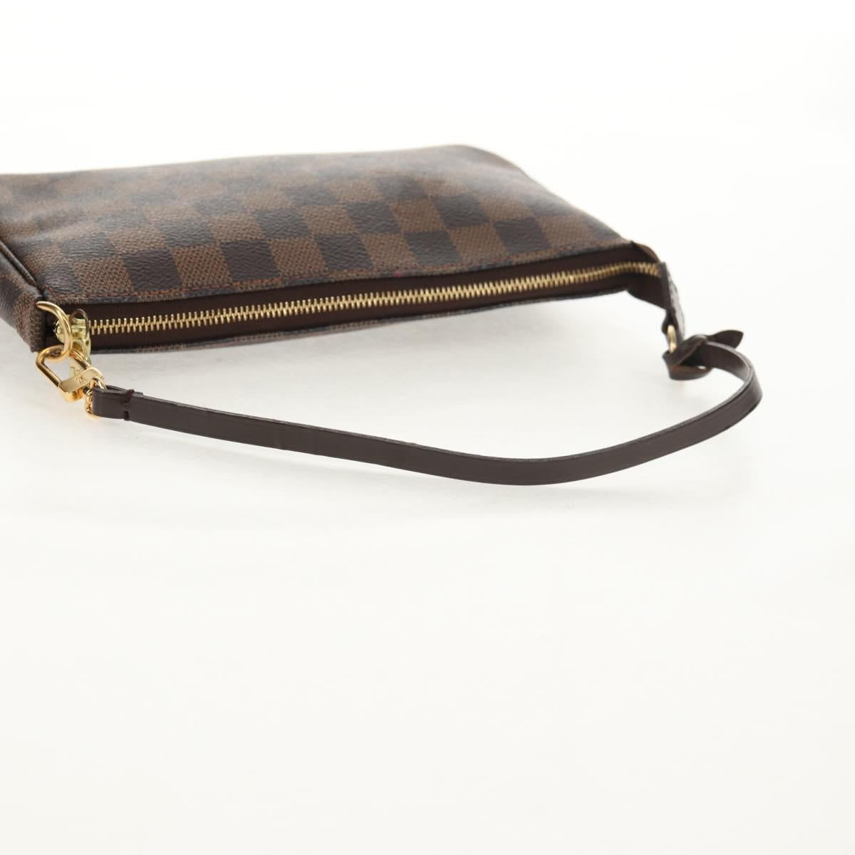 LOUIS VUITTON Damier Ebene Pochette Accessoires Pouch N41206 LV Auth yk19541A