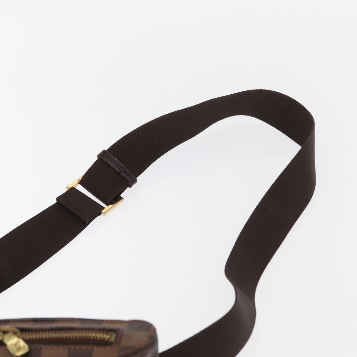 LOUIS VUITTON Damier Ebene Geronimos Shoulder Bag N51994 LV Auth yk19542