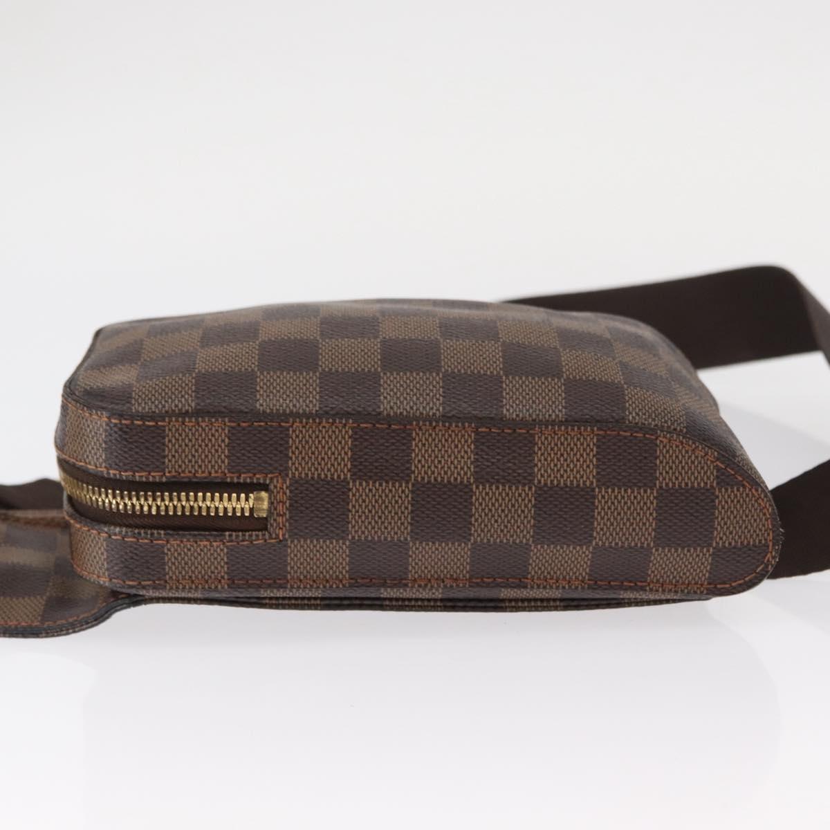 LOUIS VUITTON Damier Ebene Geronimos Shoulder Bag N51994 LV Auth yk19542