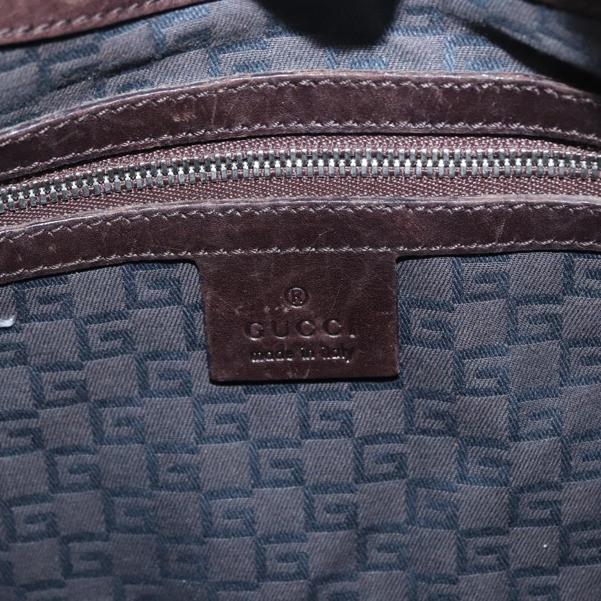 GUCCI Web Sherry Line Shoulder Bag Beige Silver Red 114877 Auth yk19547