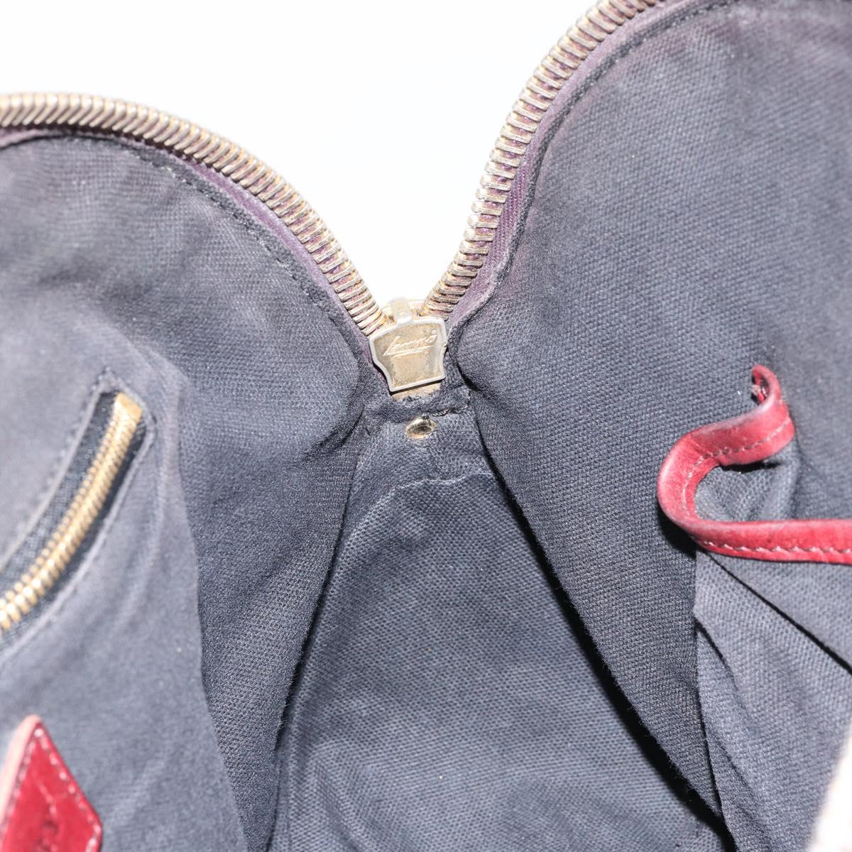 BURBERRY Nova Check Hand Bag Canvas Beige Gold Auth yk19552