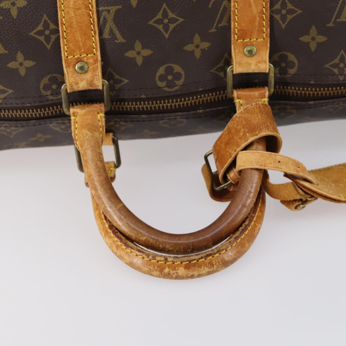 LOUIS VUITTON Monogram Keepall 45 Boston Bag M41428 LV Auth yk19560