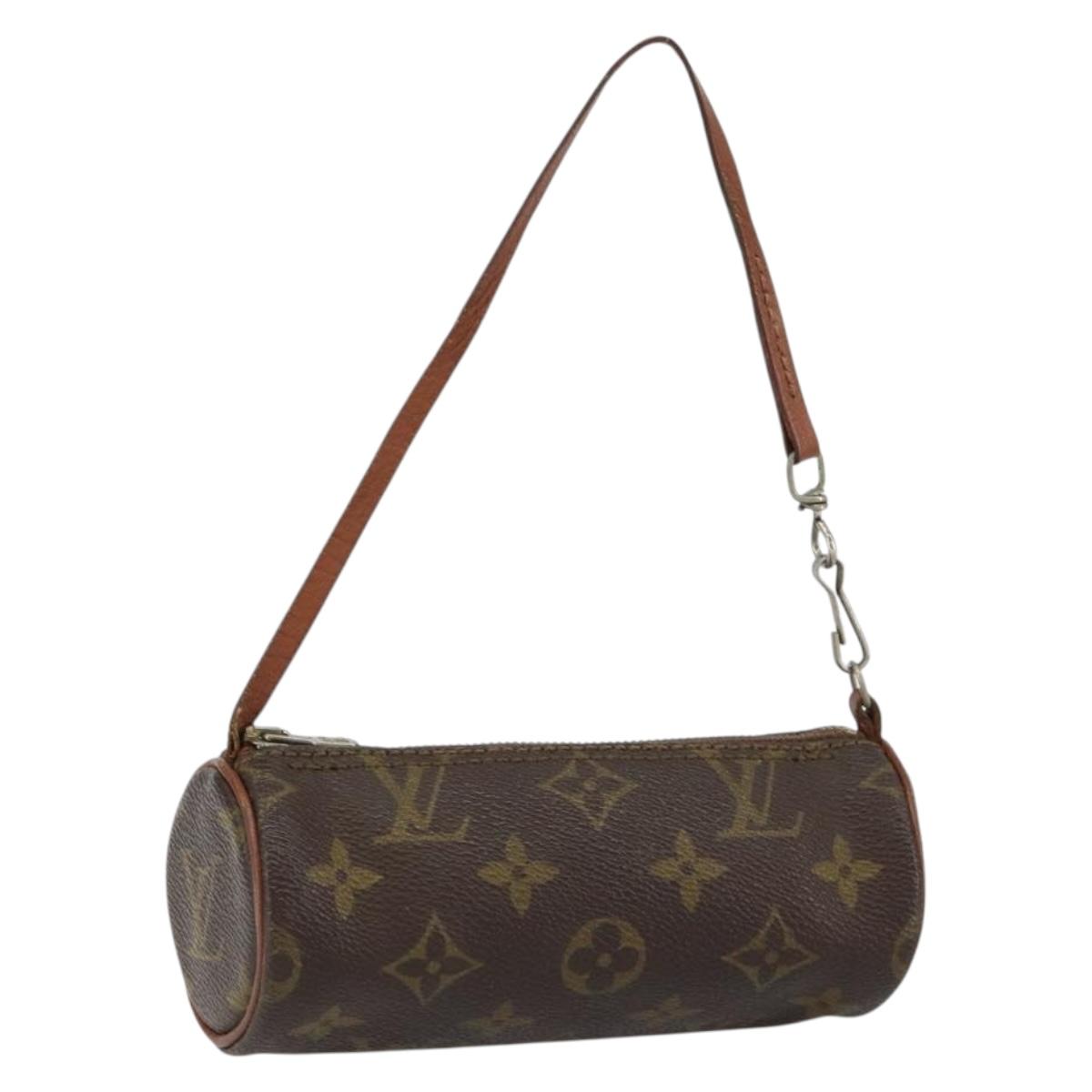LOUIS VUITTON Monogram Papillon Pouch LV Auth yk19562