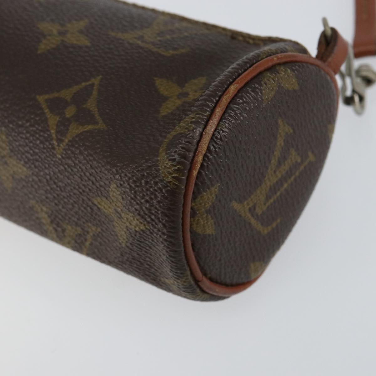 LOUIS VUITTON Monogram Papillon Pouch LV Auth yk19562