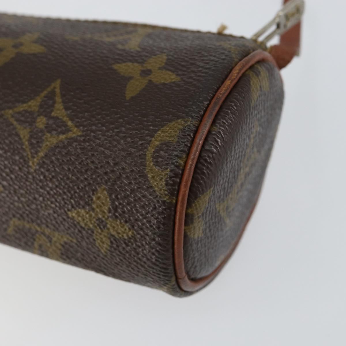 LOUIS VUITTON Monogram Papillon Pouch LV Auth yk19562