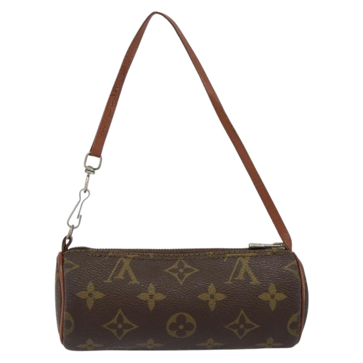 LOUIS VUITTON Monogram Papillon Pouch LV Auth yk19562