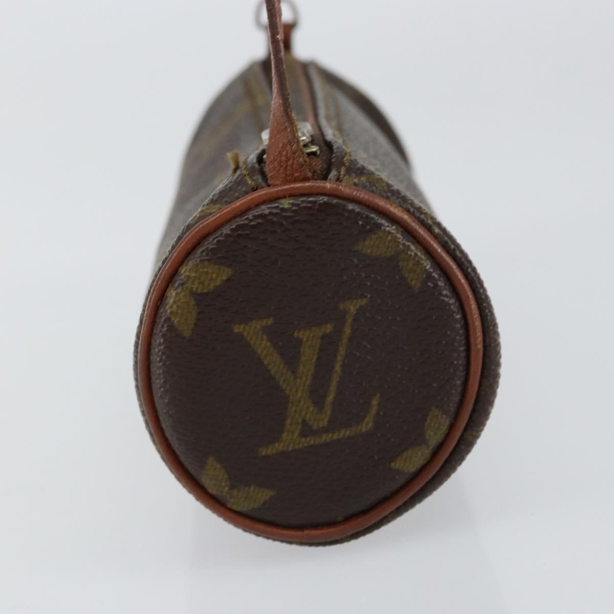 LOUIS VUITTON Monogram Papillon Pouch LV Auth yk19562