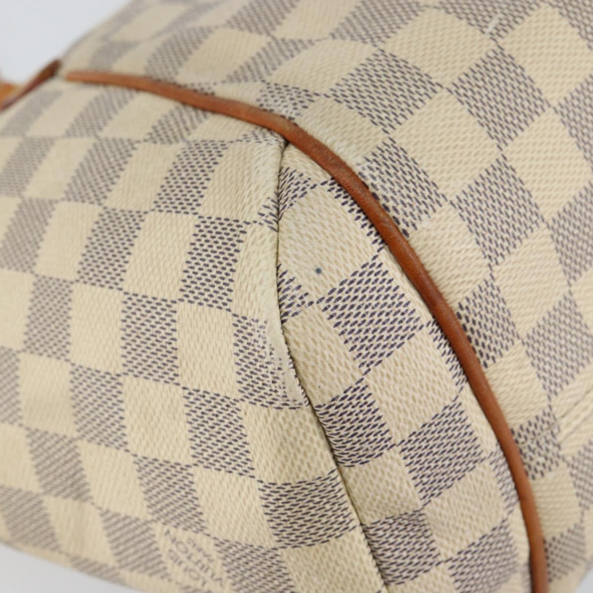 LOUIS VUITTON Damier Azur Totally PM Tote Bag N41280 LV Auth yk19573