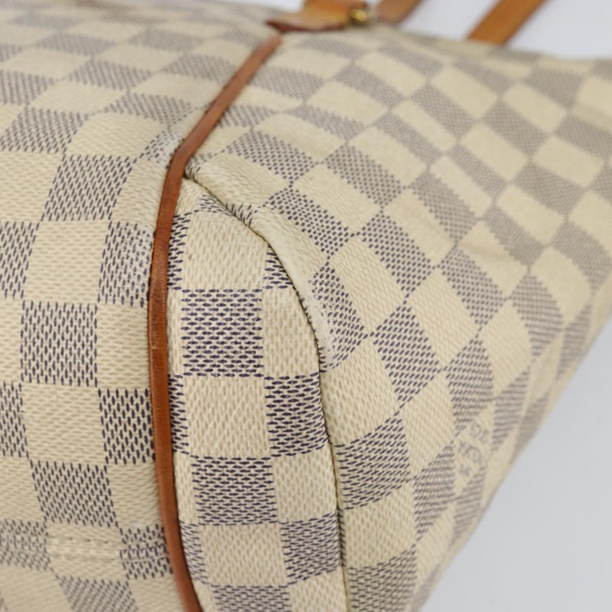 LOUIS VUITTON Damier Azur Totally PM Tote Bag N41280 LV Auth yk19573
