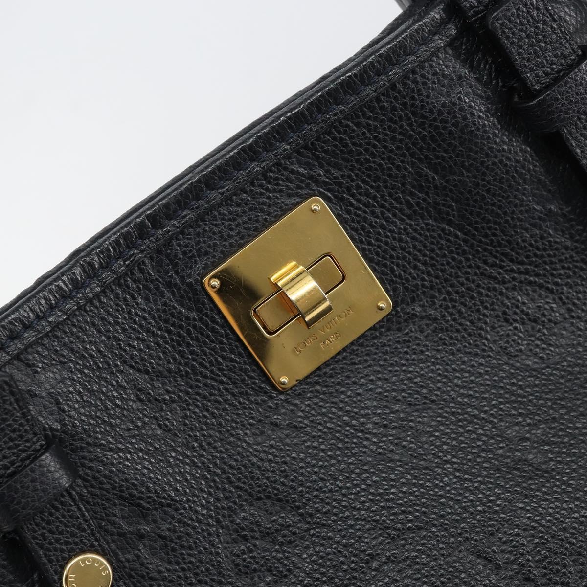 LOUIS VUITTON Empreinte Citadines PM Tote Bag Black Anfini M40517 Auth yk19574