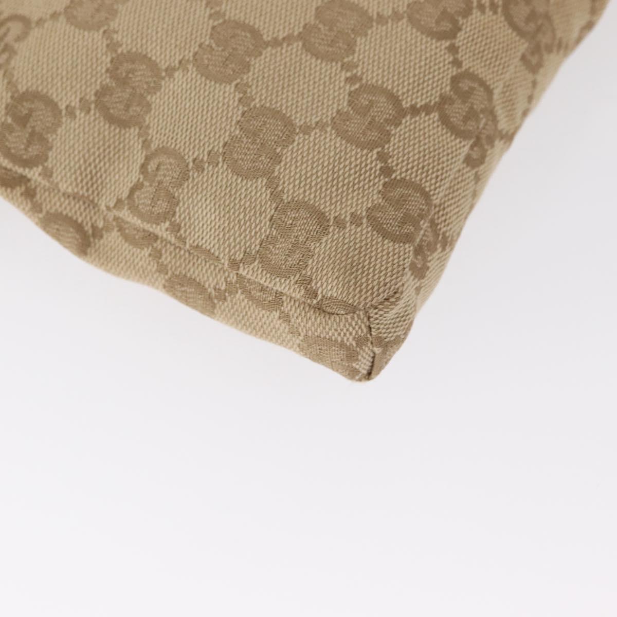 GUCCI GG Canvas Waist bag Beige Gold 28566 Auth yk19581