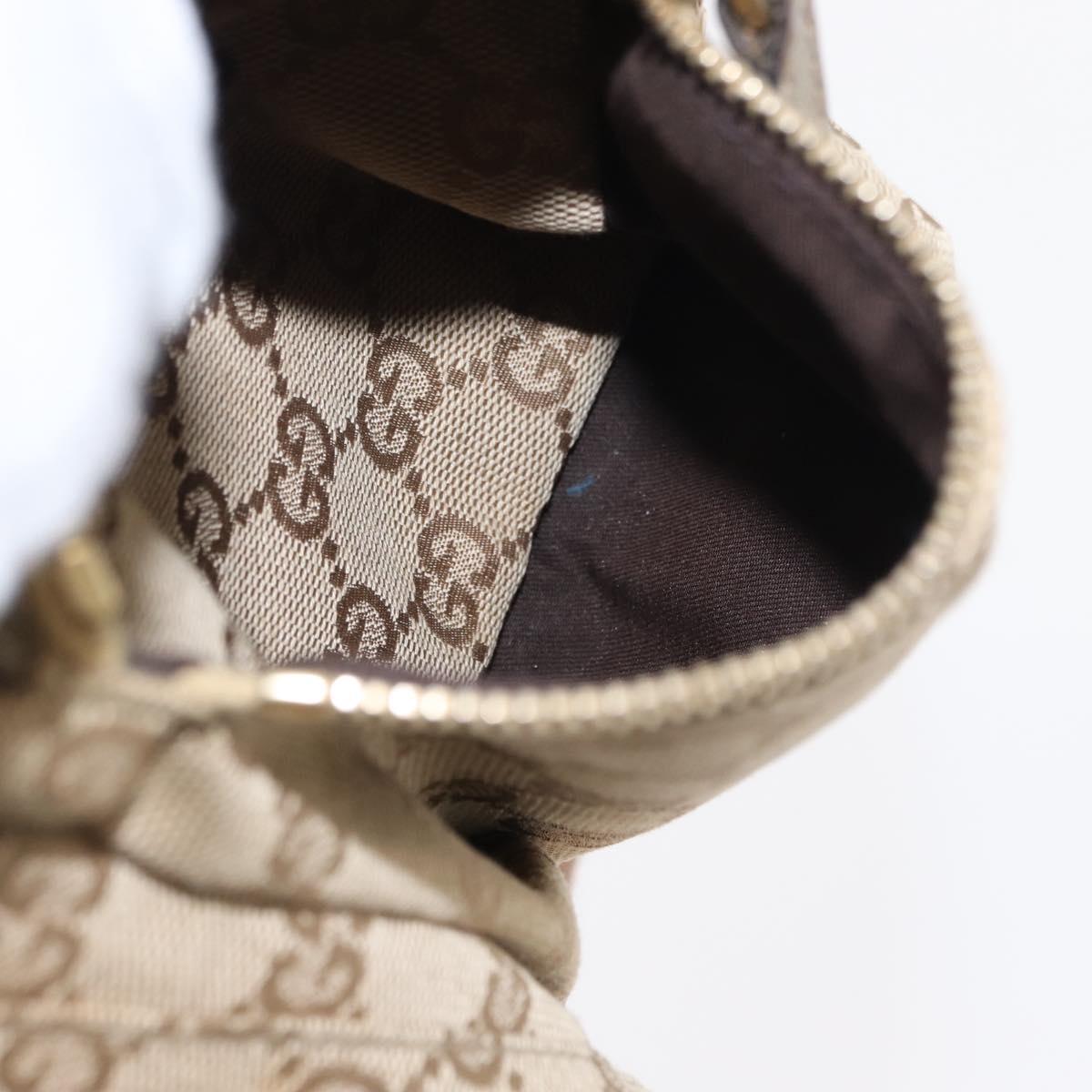 GUCCI GG Canvas Waist bag Beige Gold 28566 Auth yk19581