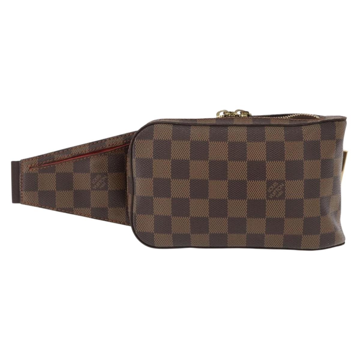 LOUIS VUITTON Damier Ebene Geronimos Shoulder Bag N51994 LV Auth yk19586