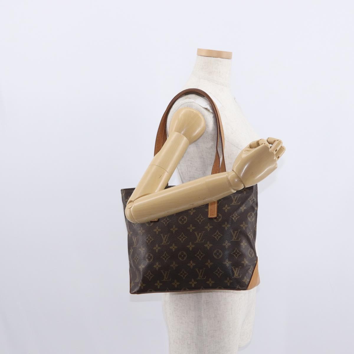LOUIS VUITTON Monogram Cabas Piano Tote Bag M51148 LV Auth yk19587