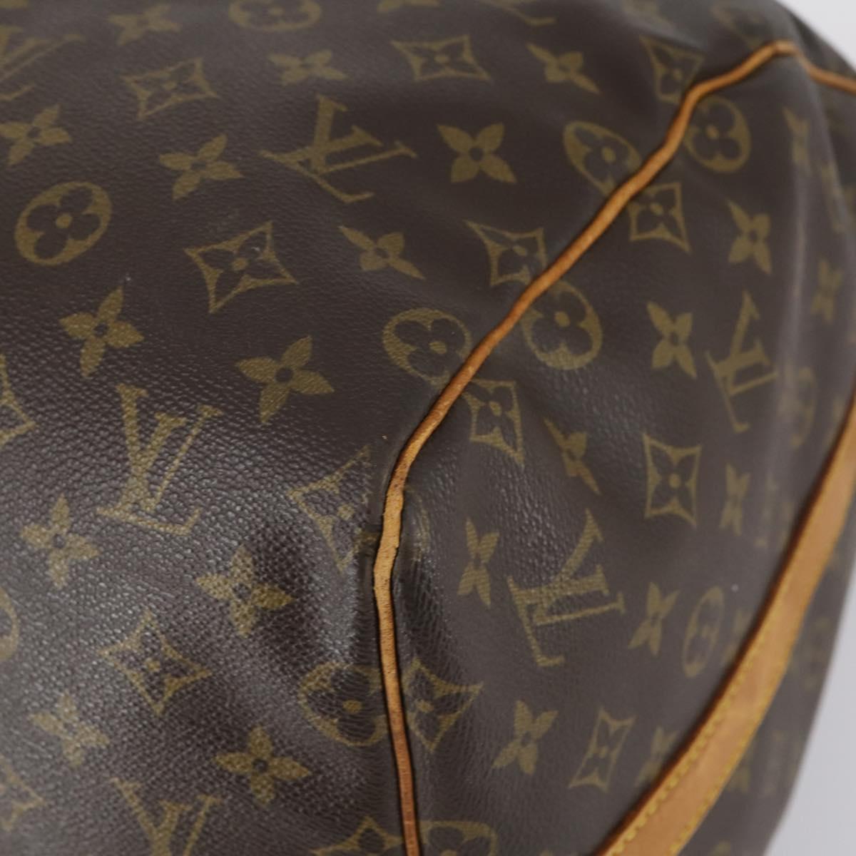 LOUIS VUITTON Monogram Keepall Bandouliere 55 Boston Bag M41414 LV Auth yk19591