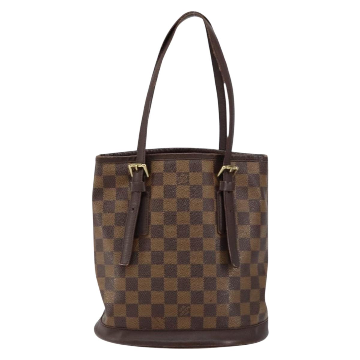 LOUIS VUITTON Damier Ebene Marais Shoulder Bag N42240 LV Auth yk19594