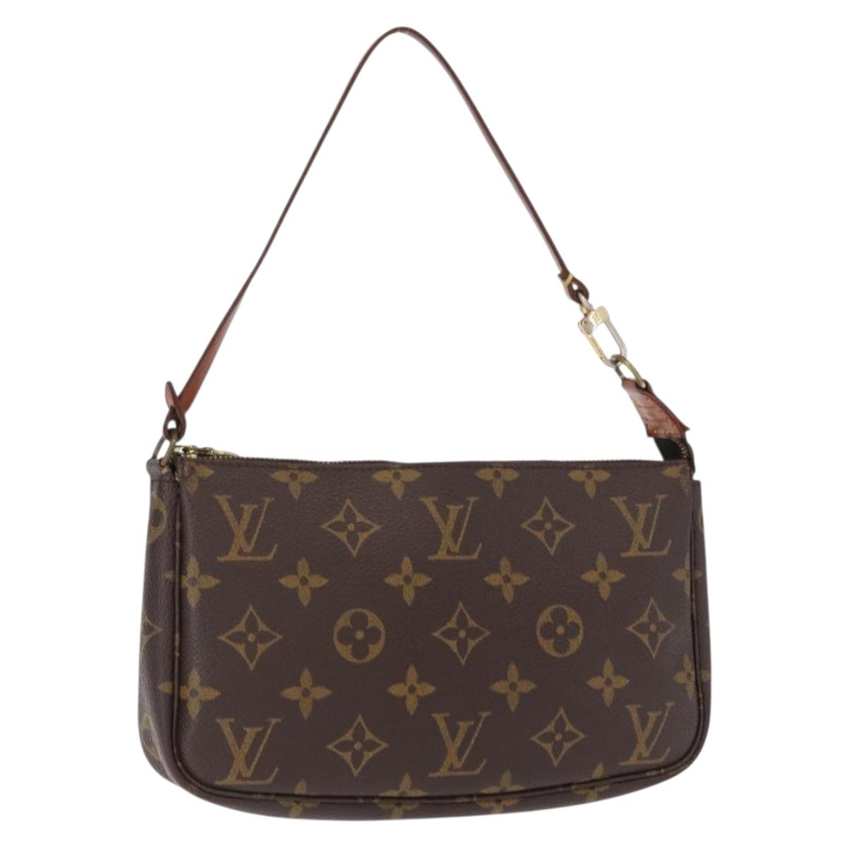 LOUIS VUITTON Monogram Pochette Accessoires Pouch M51980 LV Auth yk19608