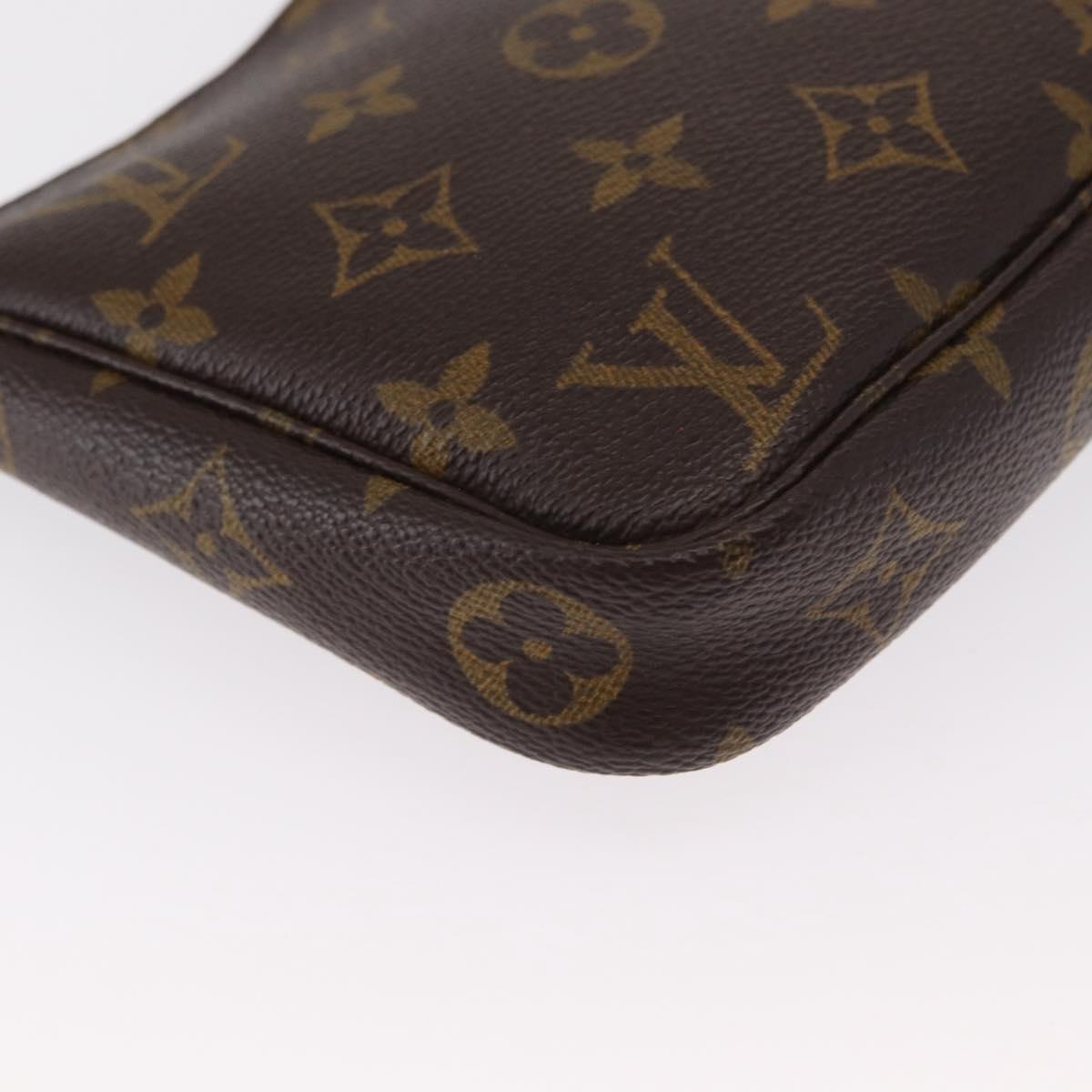 LOUIS VUITTON Monogram Pochette Accessoires Pouch M51980 LV Auth yk19608