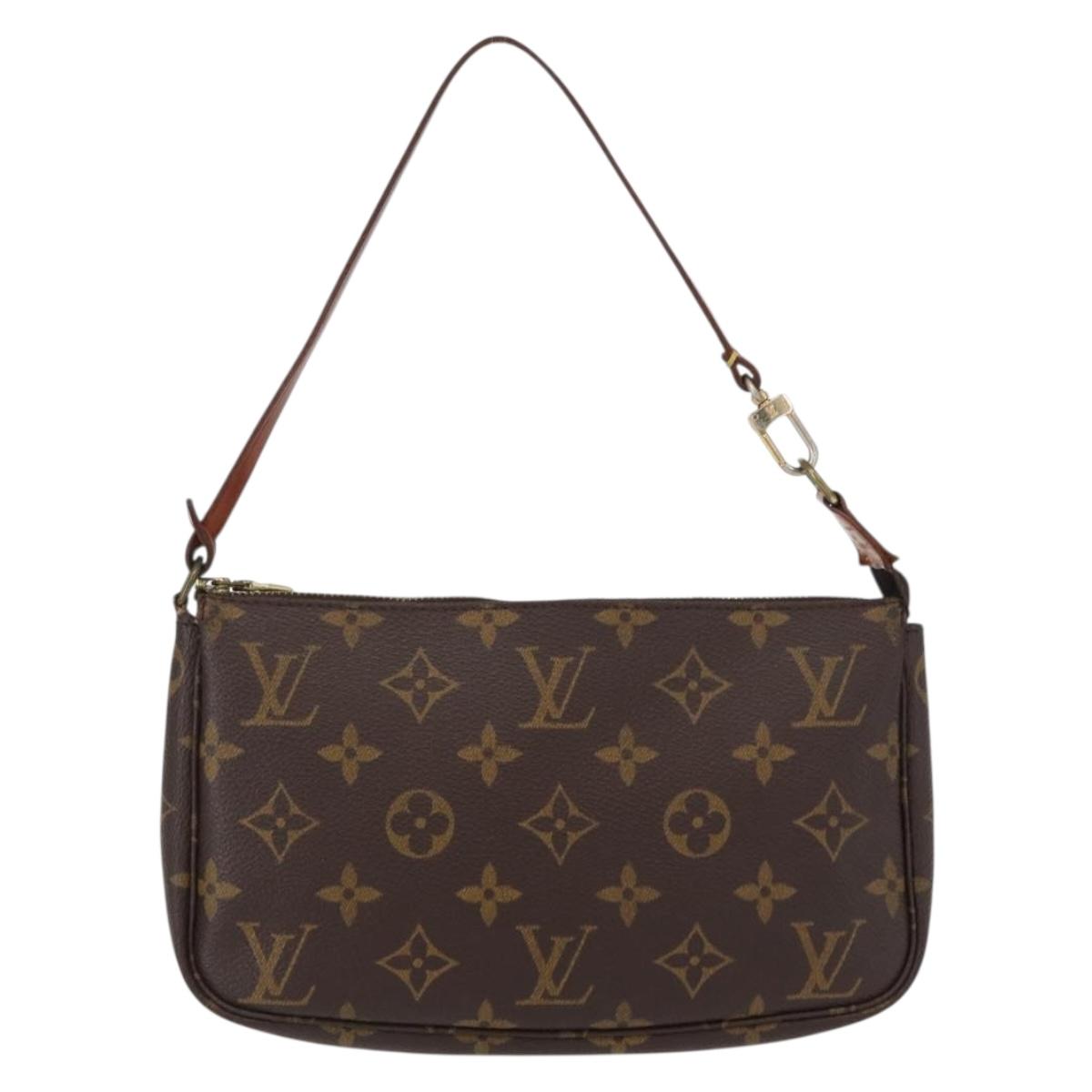 LOUIS VUITTON Monogram Pochette Accessoires Pouch M51980 LV Auth yk19608