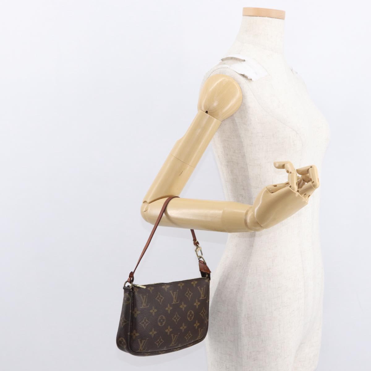 LOUIS VUITTON Monogram Pochette Accessoires Pouch M51980 LV Auth yk19608