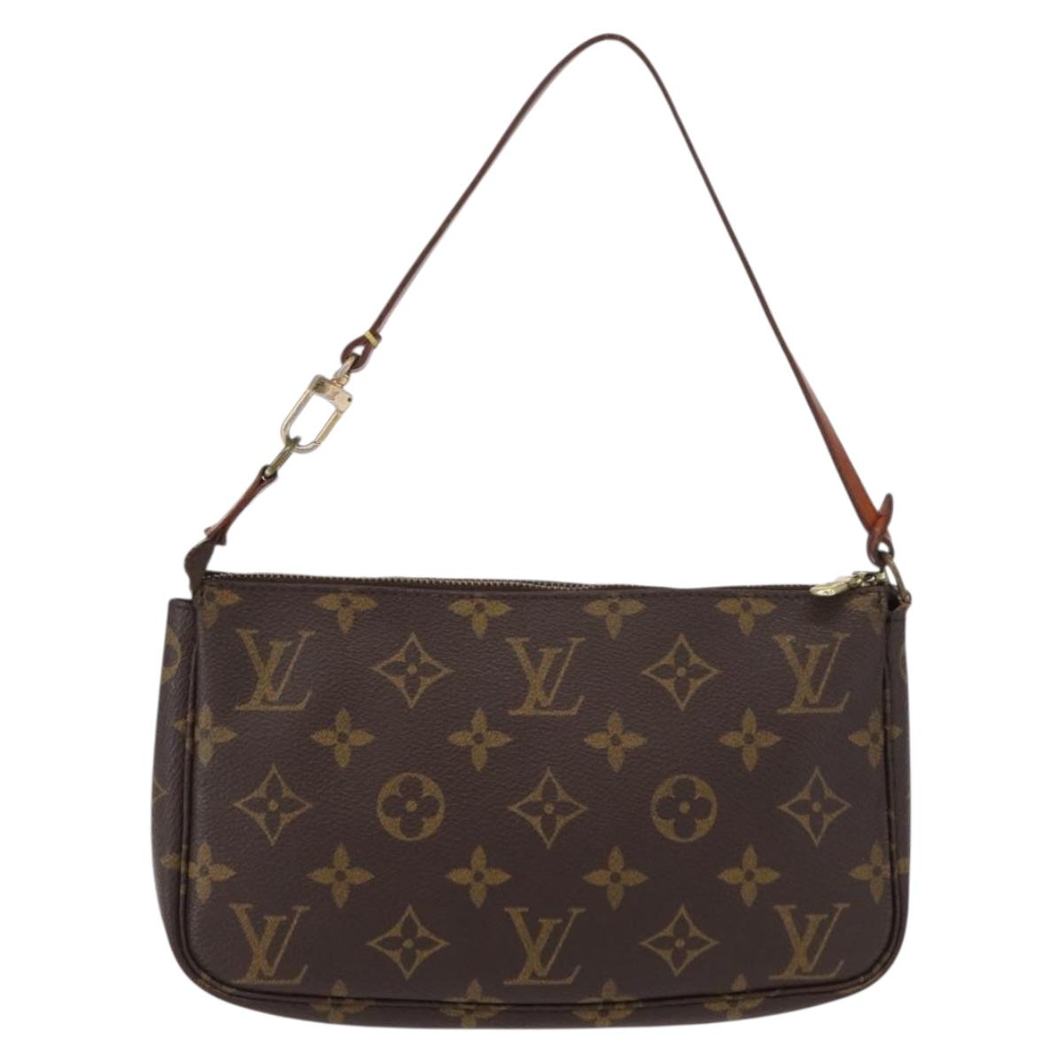 LOUIS VUITTON Monogram Pochette Accessoires Pouch M51980 LV Auth yk19608